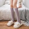 Pure Color Men Women Thick Soft Breathable Fluffy Cosy Coral Velvet Socks Sleep Socks Bed Floor