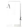 Half Moon Eyelash Lamp 3 Light Mode Height Adjustment Dimmable LED Floor Lamp Lash Light for Nail Salon SPA Esthetician