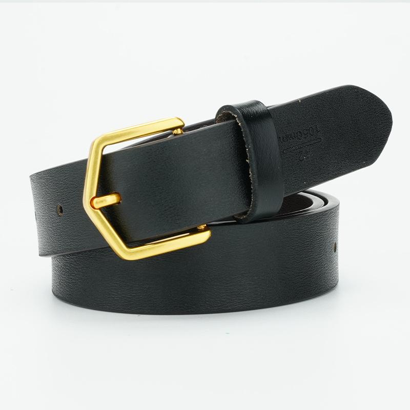 New Style Without Ladies Genuine Leather Belt for Women with Double Sided Simple Belts Fashionable and Versatile Decorative Belt for Women