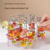 304 Stainless Steel 24-Pin Vertical Skewer Rack for Air Fryers and Ovens