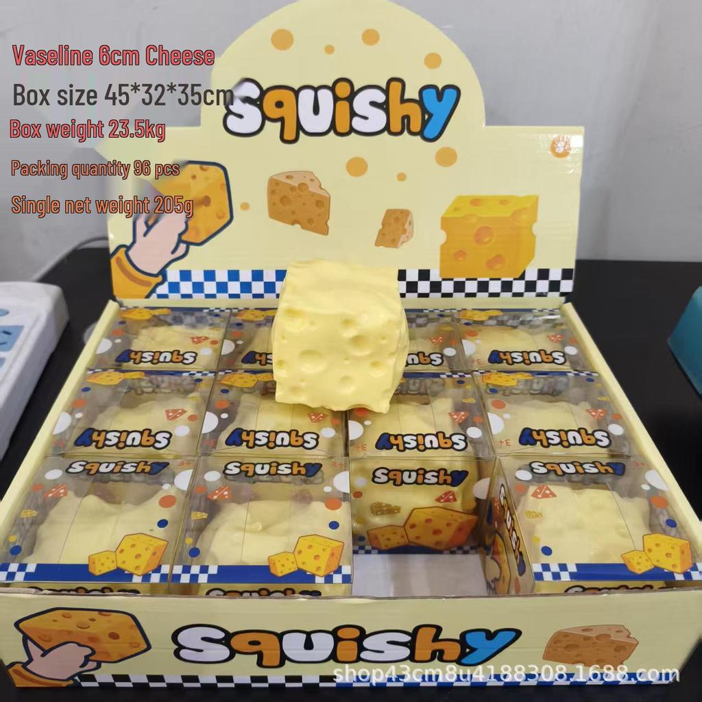 Decompression Stress Relief Squeeze Toy - Yellow Butter Stick Vaseline