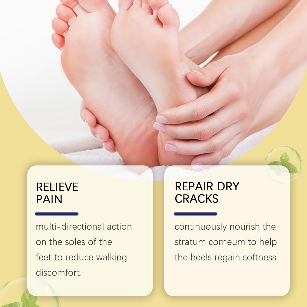 Foot Care Soothing Cream Relieves Fasciitis, Foot Fatigue, Nourishes And Moisturizes The Foot Skin