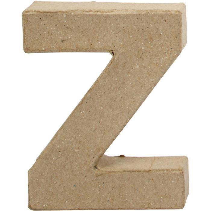 Decorative Letter - Beige - Papier Mâché - Interior