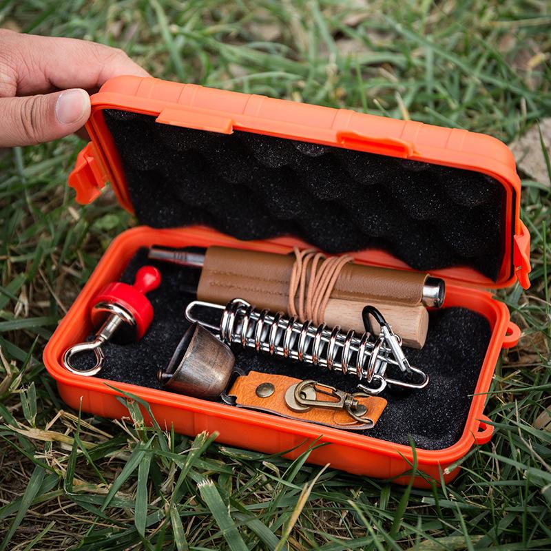 EDC Tool Outdoor Survival Kit Box, Shockproof and Waterproof Box, Sealed Box, Outdoor Survival Storage Box, Extra Large Size