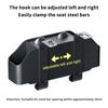Multifunctional Car Back Seat Storage Organizer Scratch-Resistant Tissue Box With 2 Cup Holders Universal Stowing Space Tidying