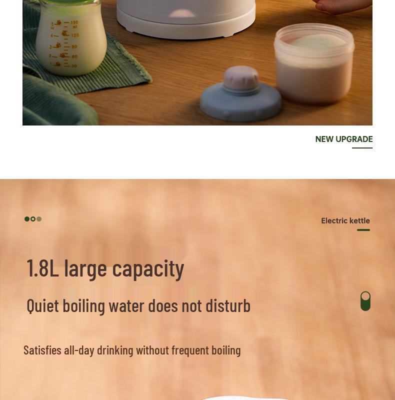 AUX Tragbarer Wasserkocher: Kompakter, vollautomatischer, temperaturkontrollierter Isolierkessel für den Gebrauch im Wohnheim