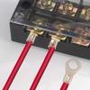 320Pcs/Box Terminals Non-Insulated Ring Fork U-type Brass Terminals Assortment Kit Cable Wire Connector Crimp Spade