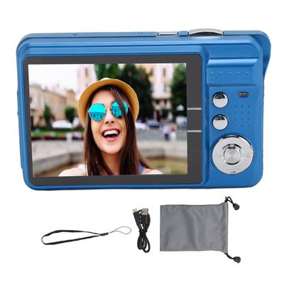 4K Dijital Kamera 48MP HD 2.7 İnç Ekran 8X Yakınlaştırma Otomatik Odaklama Otomatik Güzellik Titreşim Önleme Seyahat Cep