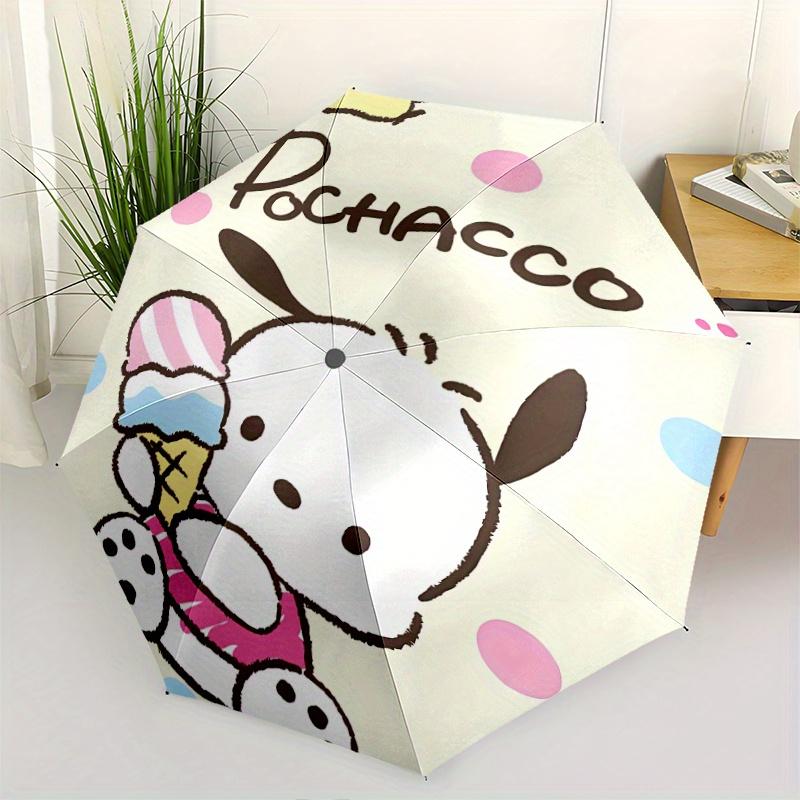 

Pochacco Ideas Automatic Opening and Closing Cartoon Umbrella - Lightweight 3-Fold Design, Suitable for Fans, Travel, Daily Use - Official Product, In