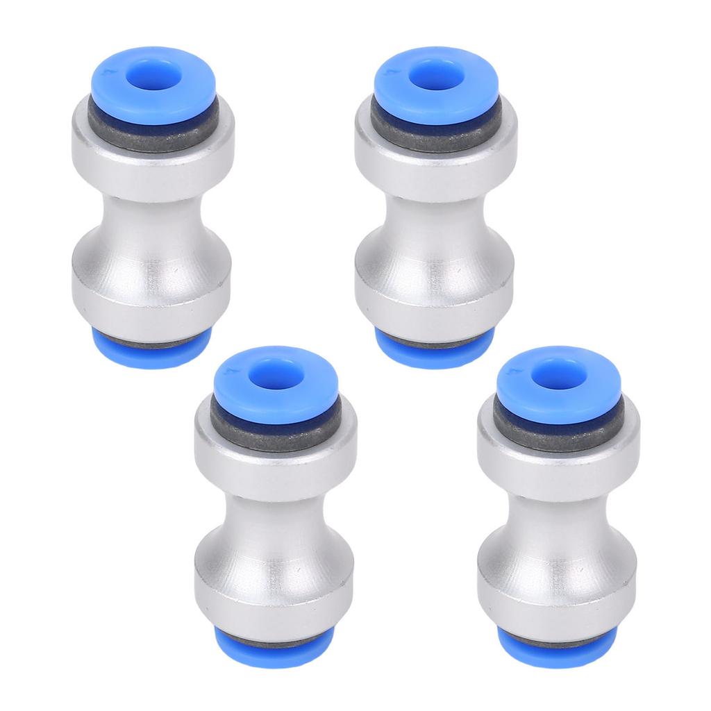 4Pcs 3D Printer Feed Pipe Connector Alloy PTFE Feed Tube Connector for P1P P1S X1 X1C X1E