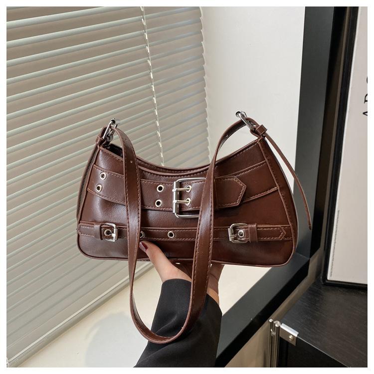 2025 Simple Rivet Fashion Spring New Trend Foreign Personality Design Shoulder Crossbody Underarm Bag Woman