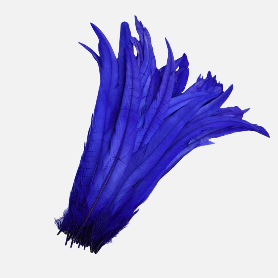 100Pcs 25-45CM DIY Rooster Feather Crafts Sewing Clothing Decor Plume Home Party Women's Feather Headwear Wedding Accessories