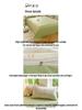Class A Fresh Four-Piece Set: Washed Cotton Bed Sheet & Duvet Cover with Double Layer Gauze - Home Bedding Collection