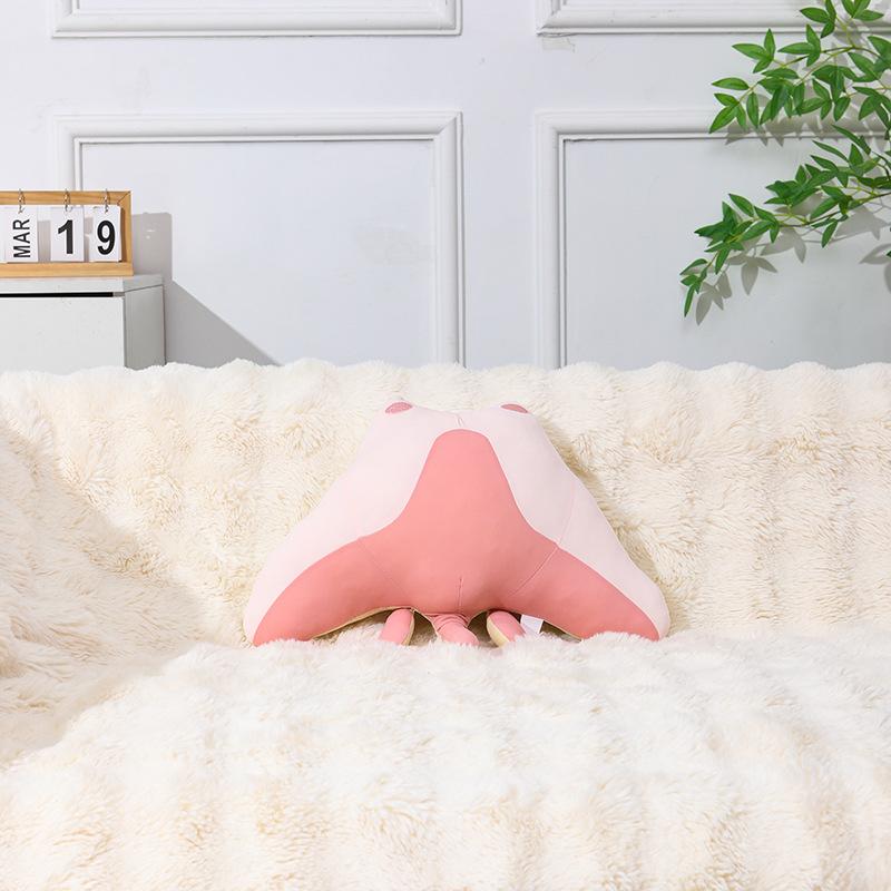 Devil fish cartoon throw pillow cute doll ice silk fabric doll toy throw pillow large special-shaped doll throw pillow