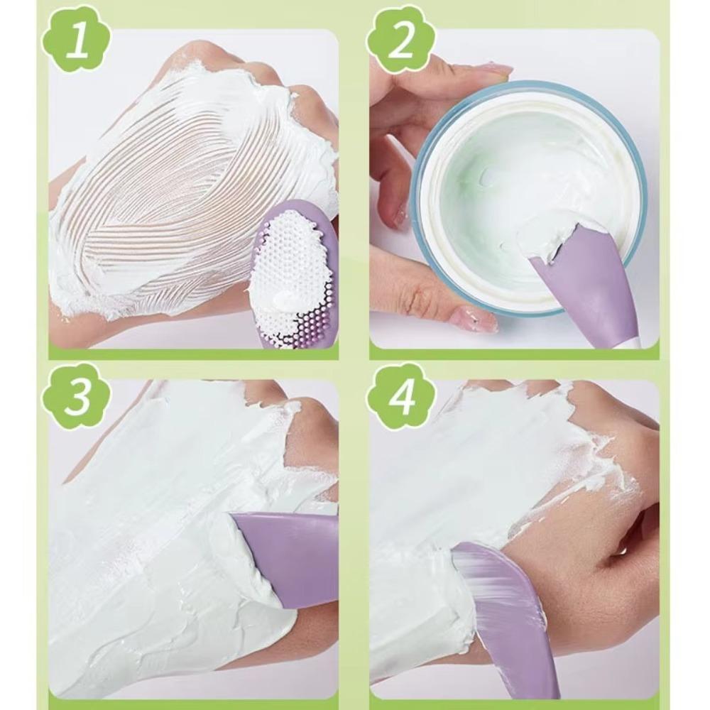 Silicone Facial Clean Brush Double Head Skin Care Tools Beauty Facial Massage Brush