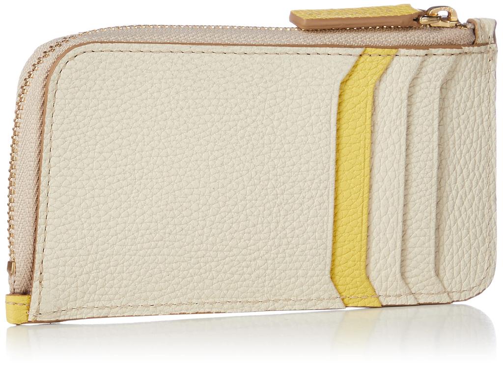 TOPKAPI Damen Zitronengelbes zweifarbiges Leder-Fragment-Etui, Schlank, Einheitsgröße