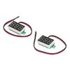 2Pcs Digital Voltmeter Voltage Meter 3 Wire 0.36in Green LED Display DC0.00V?30.0V