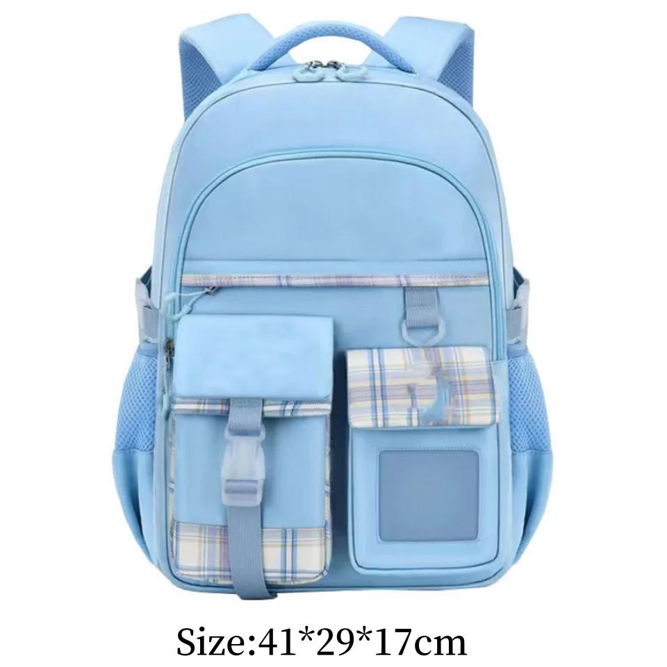Waterproof New Lightweight Backpack For Primary School Girls And Children Large Capacity Spinal Protection Backpack For Girls