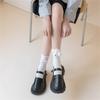 Women Calf Socks Ruffle Crew Socks Cotton Bootie Socks Lolitas Loose Socks Cute Rabbit Ankle Socks JK Middle Tube Socks