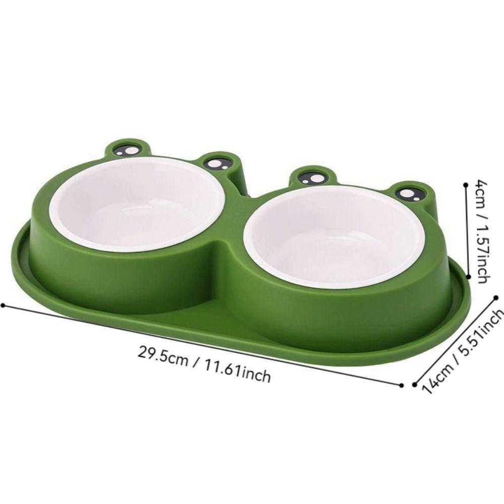 Non-slip Cat Food Bowl Detachable Dog Water Bowl Cute Dog Bowls  Pet Supplies