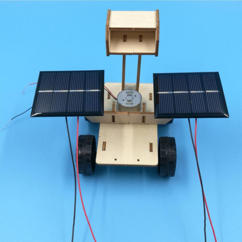 STEM Solar Robot Kit Build Your Own Lunar Rover, Educational Science Toy for Kids To Learn Engineering, Classroom & Home
