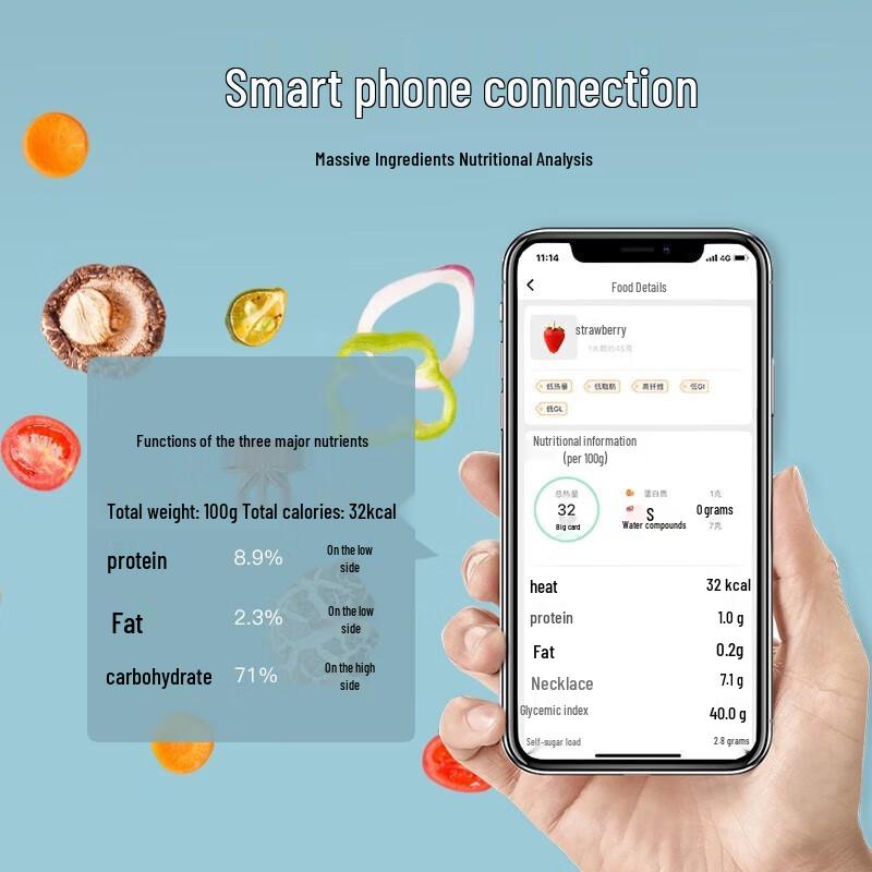 Yunkangbao Smart Kitchen Scale with Bluetooth APP