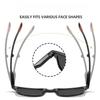 New Fashion 2-in-1 Reading Sunglasses Portable Folding UV Resistant Men's High-definition Anti Blue Presbyopia Glasses Diopter