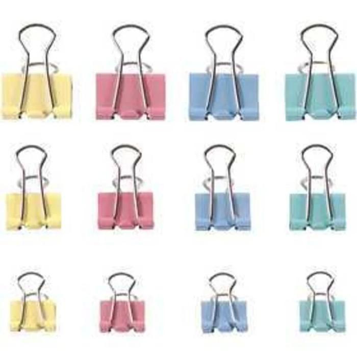 Metal Clips In Various Pastel Colors. Ref 14202