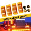 Red Amber 21LED Side Marker Clearance Lights Waterproof 6'' Trailer Truck RV EOA