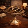 Nautical Brass Armillary Sphere World Globe Astronomical Tabletop Décor Solid