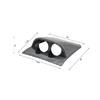 2'' 52Mm Carbon Fiber Look Dual Hole Dashboard Gauge Dash Pod Mount Holder