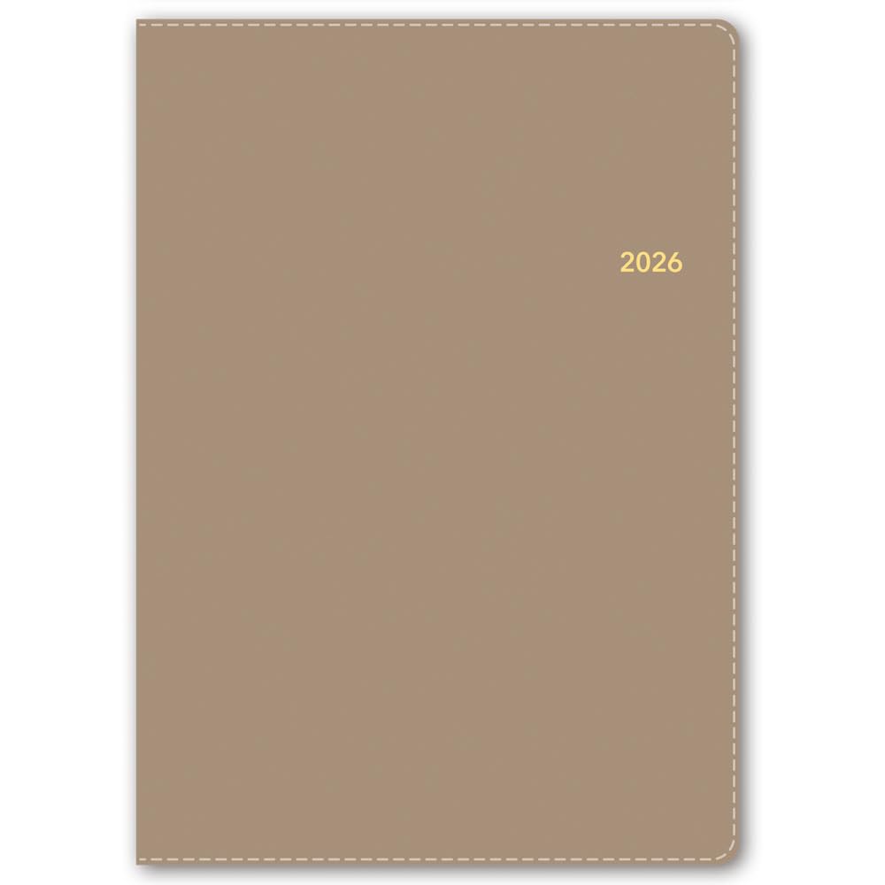 

NOLTY 2026 A5 Weekly Ecrit 6323 December Planner, Memo, Greige, (Starts 2025)