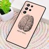 Medical Human Organs Brain Kidney Art Soft Phone Case For Samsung Galaxy Note 10 Pro S26 S25 S24 S23 S22 S21 Plus Ultra Cover