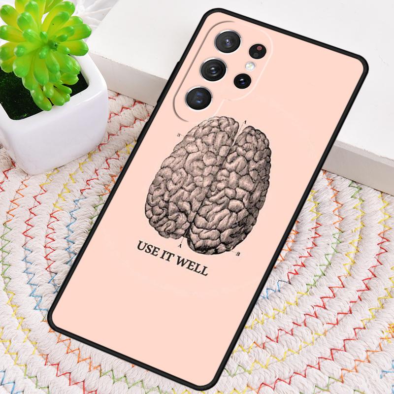 Medical Human Organs Brain Kidney Art Soft Phone Case For Samsung Galaxy Note 10 Pro S26 S25 S24 S23 S22 S21 Plus Ultra Cover