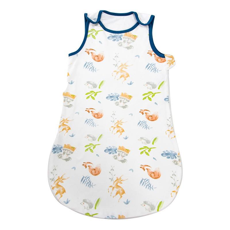 Baby Sleeping Sack Cotton Sleeveless Thin Wearable Blanket Infant Anti Kick Sleep Bag