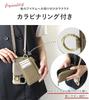 Lizdays Genuine Leather Fragment Case Mini Wallet with Zipper and Coin Slim Design Women's L-Shaped Purse, (Lavender)
