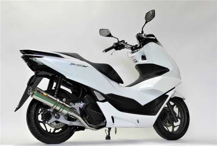 22Racing SUS PCX125 Motorcycle Exhaust System Realize Stainless Steel Silver Color Full Exhaust Parts Custom Replacement Aftermarket Part Instruction