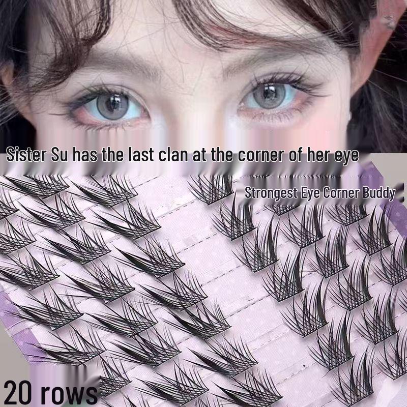 Fox-like Outer Corner Lash Clusters: Glue-Free, Segmented False Eyelashes for a Dense, Camera-Ready Look