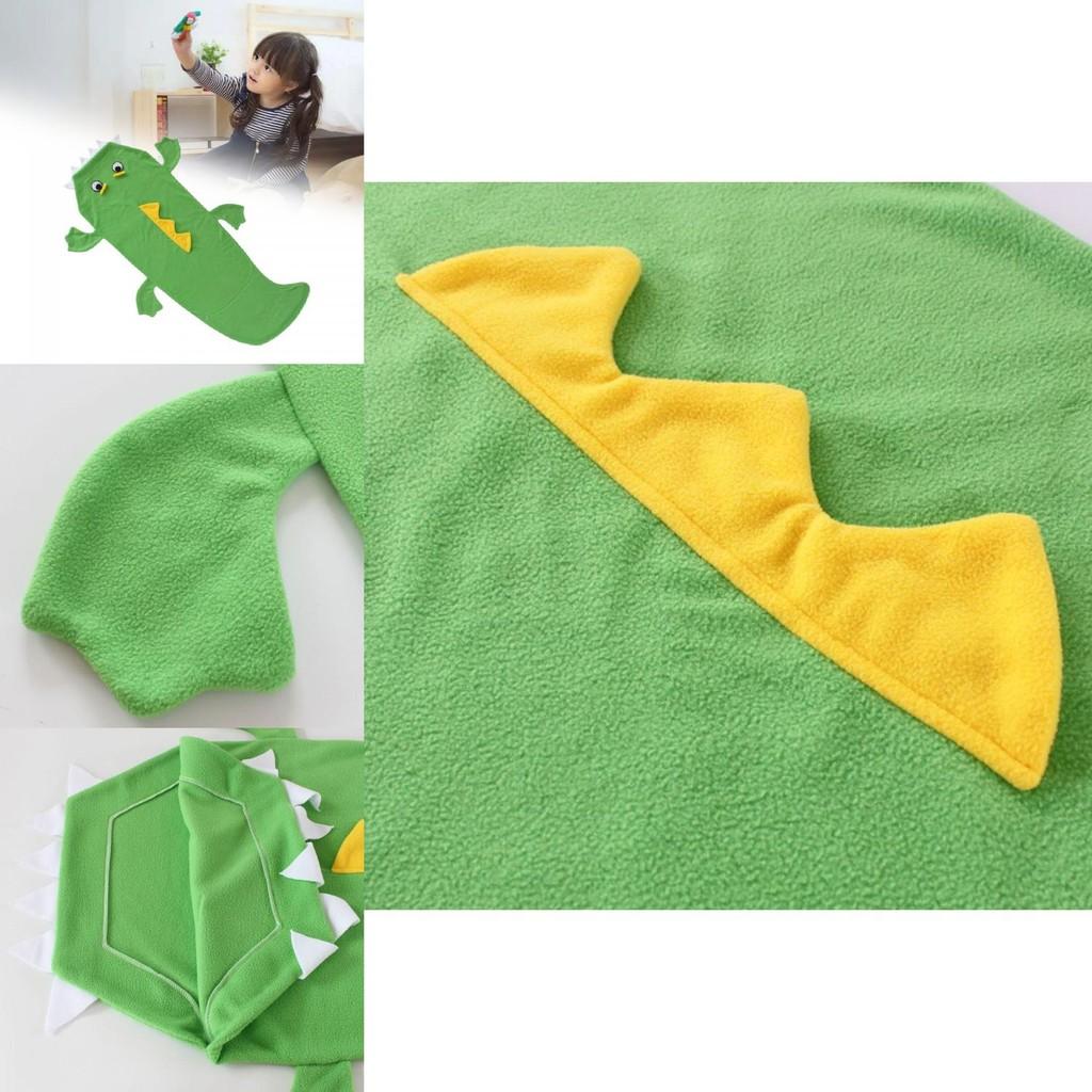 Crocodile Cartoon Child Blanket Sleep Bag With Thick Insulation For Kids