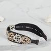 MAIA Pattern Jacquard Hairband - Beige