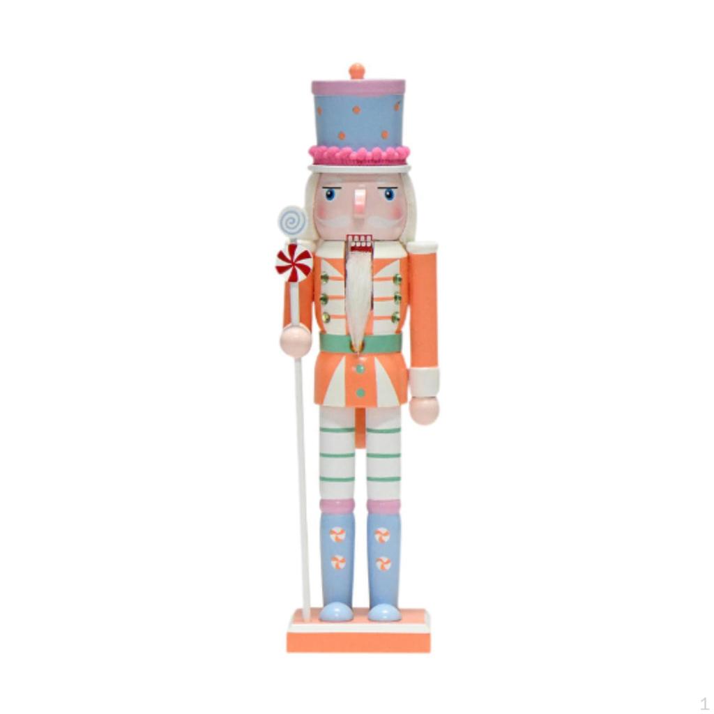 Nutcracker Ornaments Christmas Photo Props Painted Decorative Traditional Desktop Decor