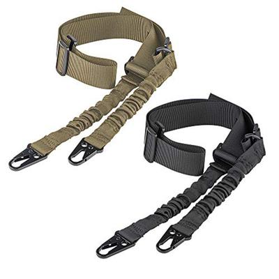 Taktischer 2-Punkt-Gewehrgurt aus Nylon Schultergurt Outdoor-Gewehrgurt mit QD-Metallschnalle Schrotflinten-Gürtel Jagd-Waffenzubehör