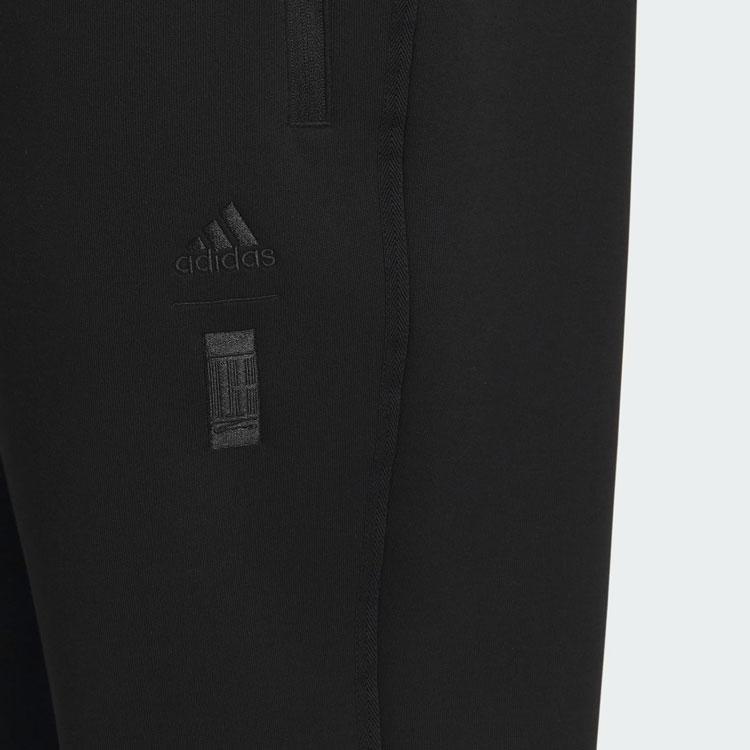 Adidas Wuji Knit Pants With Solid Color Logo Men Bottoms Black IP4905