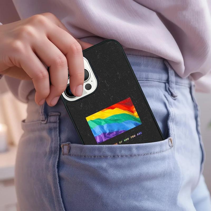 Gay Pride LGBT Rainbow Flag Phone Case For iPhone 17 Air 15 16e 14 13 Pro Max Coque 12 11 Pro Max PLUS Cover