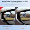 2x 360° Car Rotation HD Glass Adjustable for Parking Reversing Blind Spot Mirror