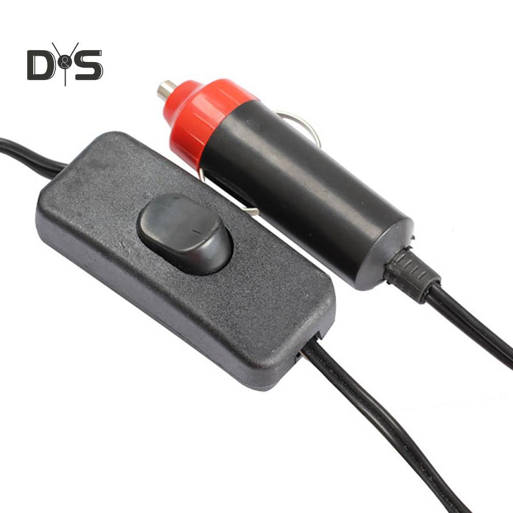 DYS Auto Shop 12/24V Mini Summer Car Low Noise Air Conditioner Rotatable Clip Cooling Fan