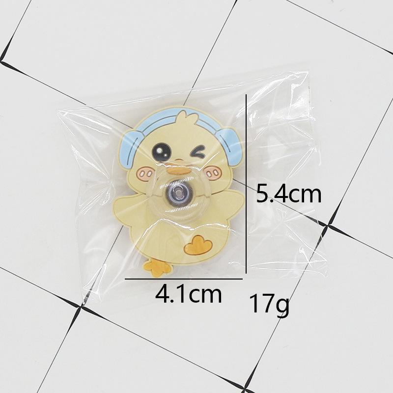 Five-Bead Fidget Spinner with Soft Rubber & Wooden Stick - Mythical Creatures Stress Relief Toy
