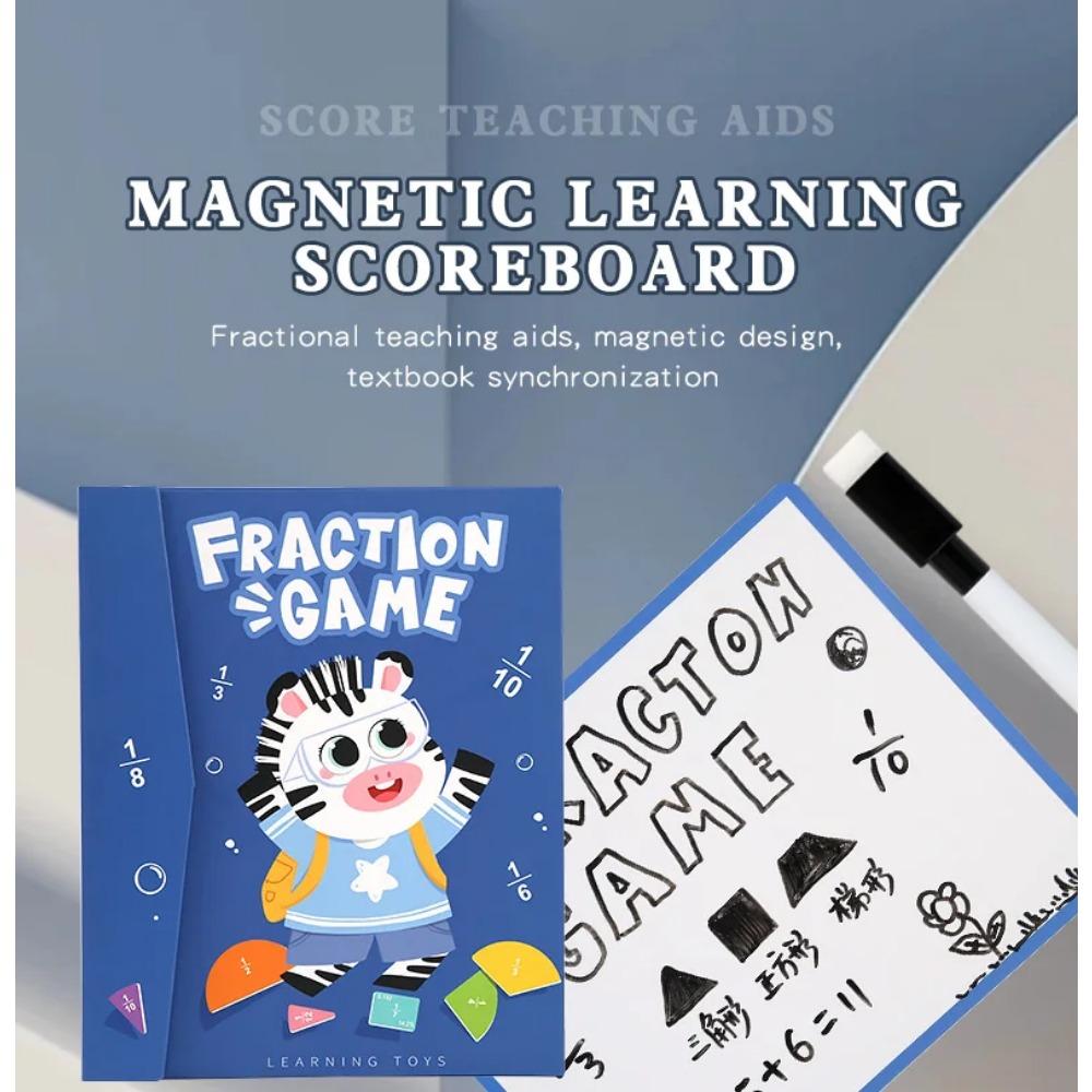 Montessori Magnetic Learning Math Puzzles Toys for Children Wooden Book Set Kids Arithmetic Educational Toys Teaching Aids