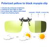 Polarised Colored Filter Clip On Glasses For Improved Clarity In Low Light Light Blocking Filter for Glasses /Goggles