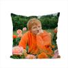 Singer EEd Sheeran Pillow Case For Car Sofa Decorative Home Doublesided Print Plush Square Throw Pillow Cushion Cover